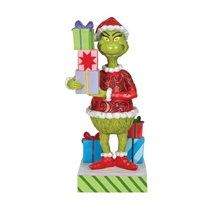 Grinch Holding Presents H:20 cm.